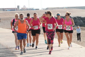 runners at Folkestone 10 K Coastal, 2020